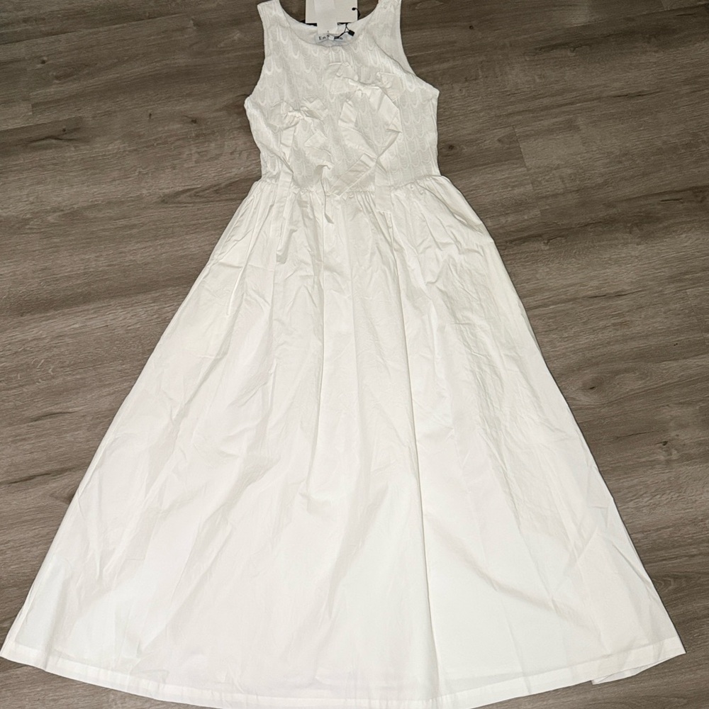 En Saison Denver Mixed Media Midi Dress - Picture 9 of 16